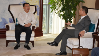 中景恒基投資集團董事長肖厚忠在京接見宏大建設(shè)集團領(lǐng)導(dǎo)一行